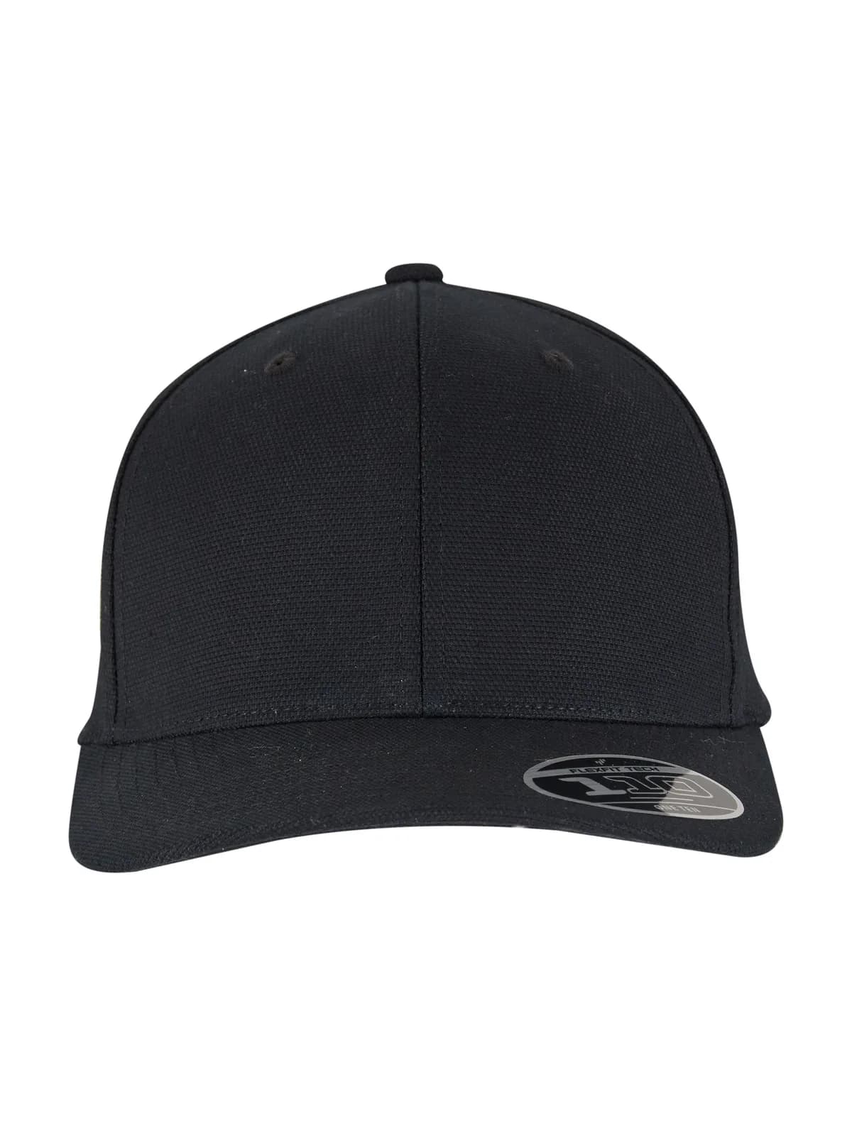 110 Curved Snapback — BLACK