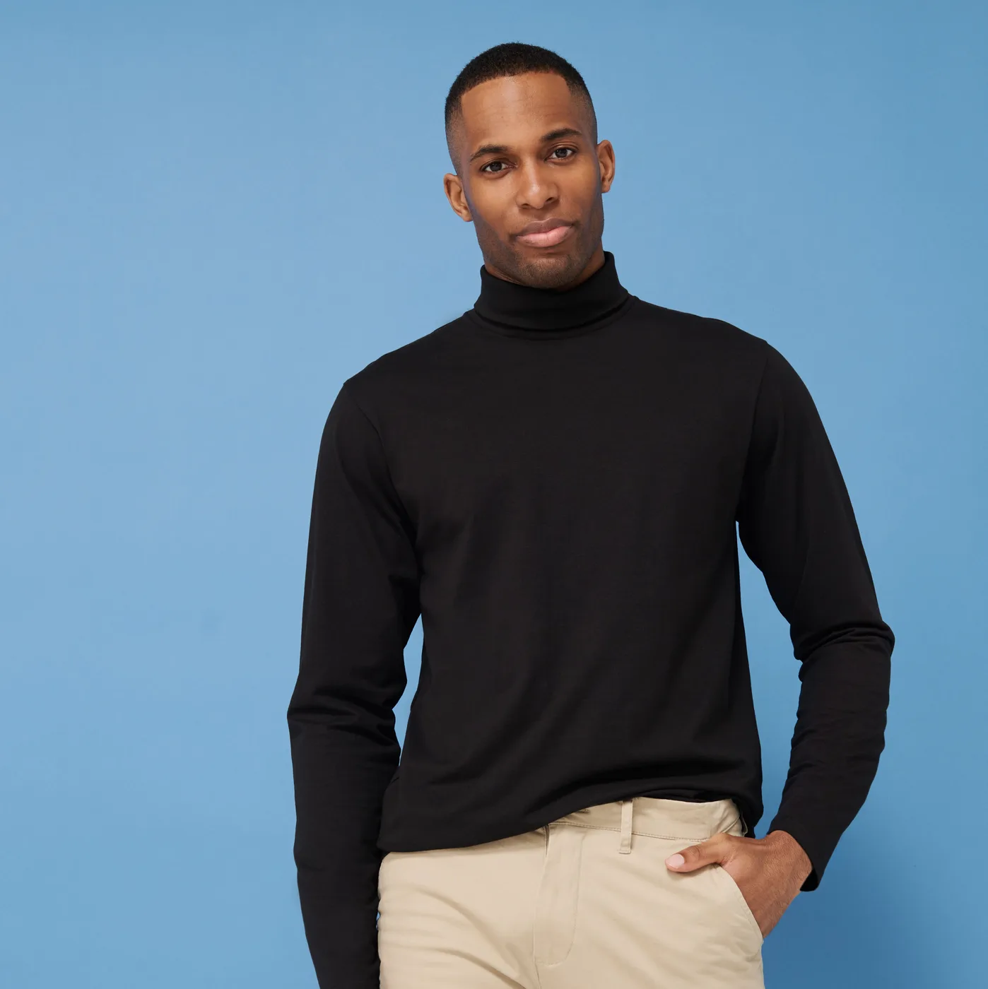 Long Sleeved Roll Neck Top — T-shirts Henbury à personnaliser