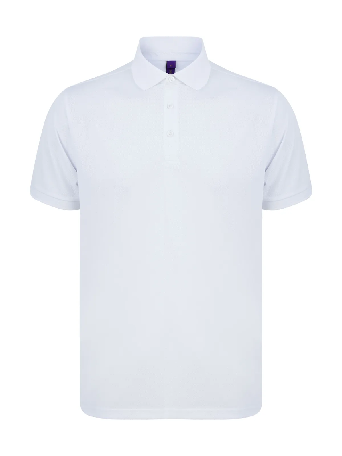 Recycled Polyester Polo Shirt — WHITE