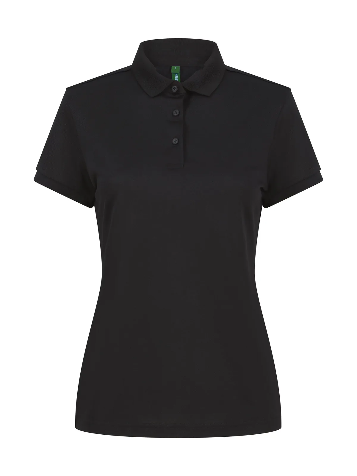 Ladies' Recycled Polyester Polo Shirt — BLACK