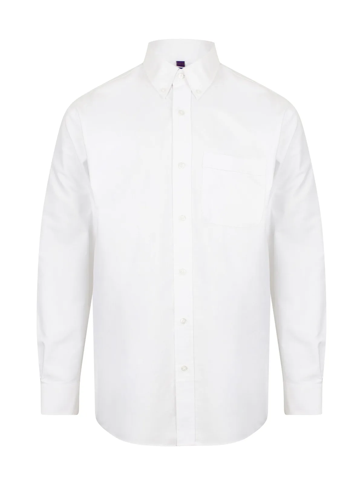 Classic Oxford Long Sleeved Shirt — WHITE