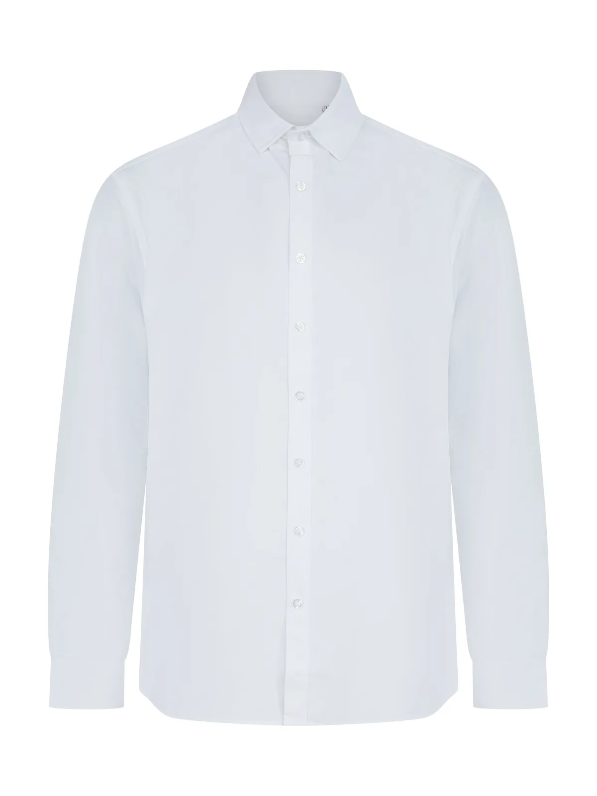 Men's Long Sleeved 'cotton Feel' Coolplus® Shirt — WHITE