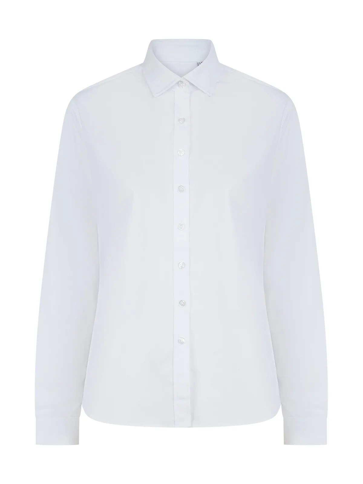 Ladies' Long Sleeved 'cotton Feel' Coolplus® Shirt — WHITE