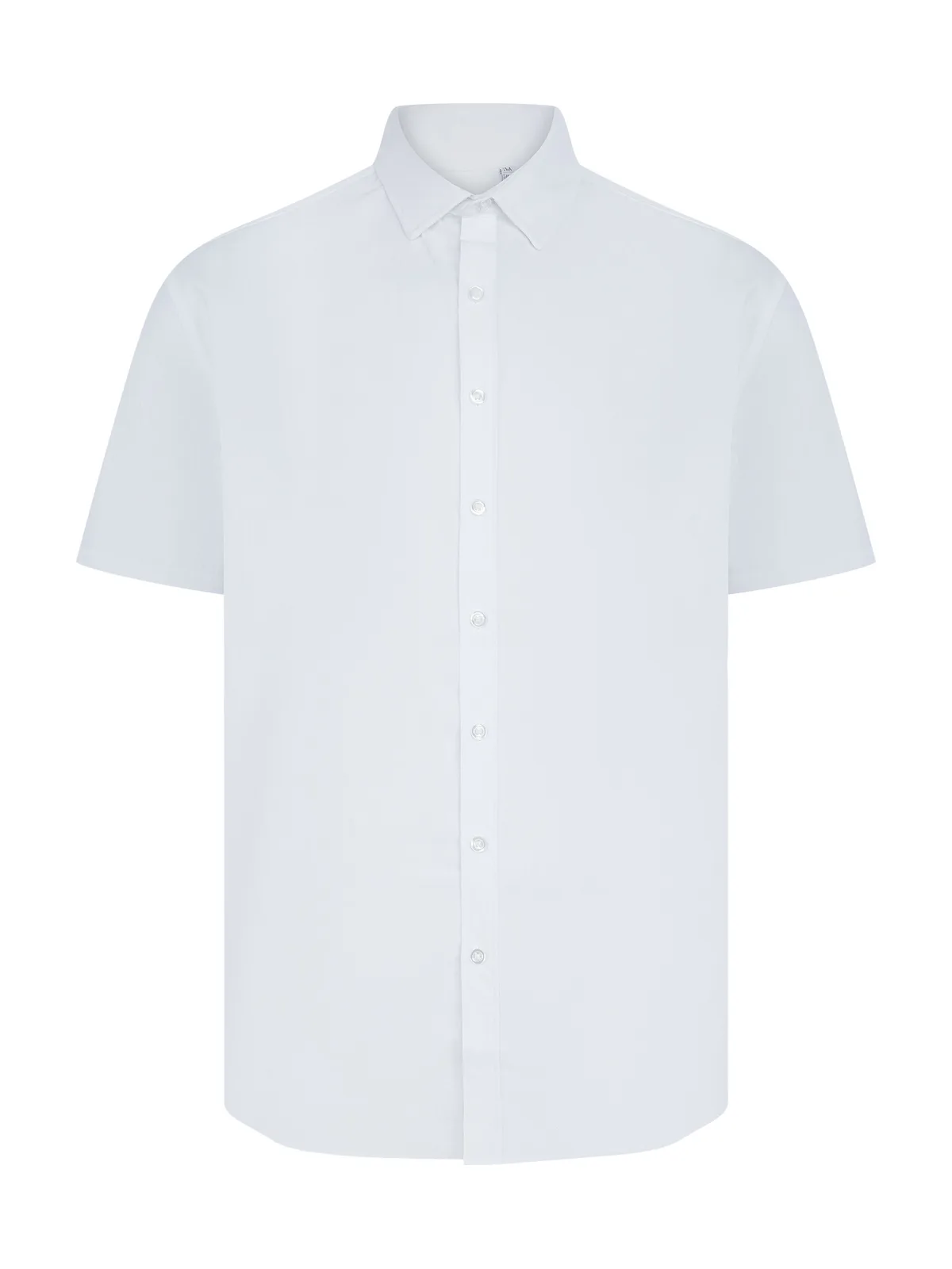 Men's Short Sleeved 'cotton Feel' Coolplus® Shirt — WHITE