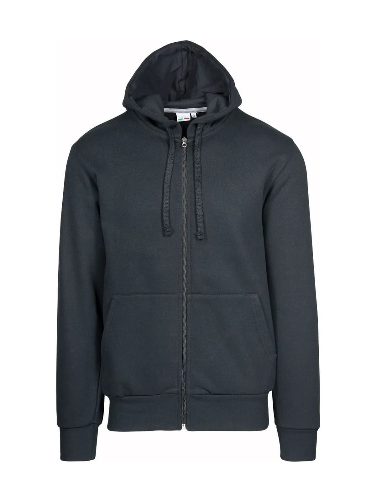 Hooded Sweat Jacket — BLACK