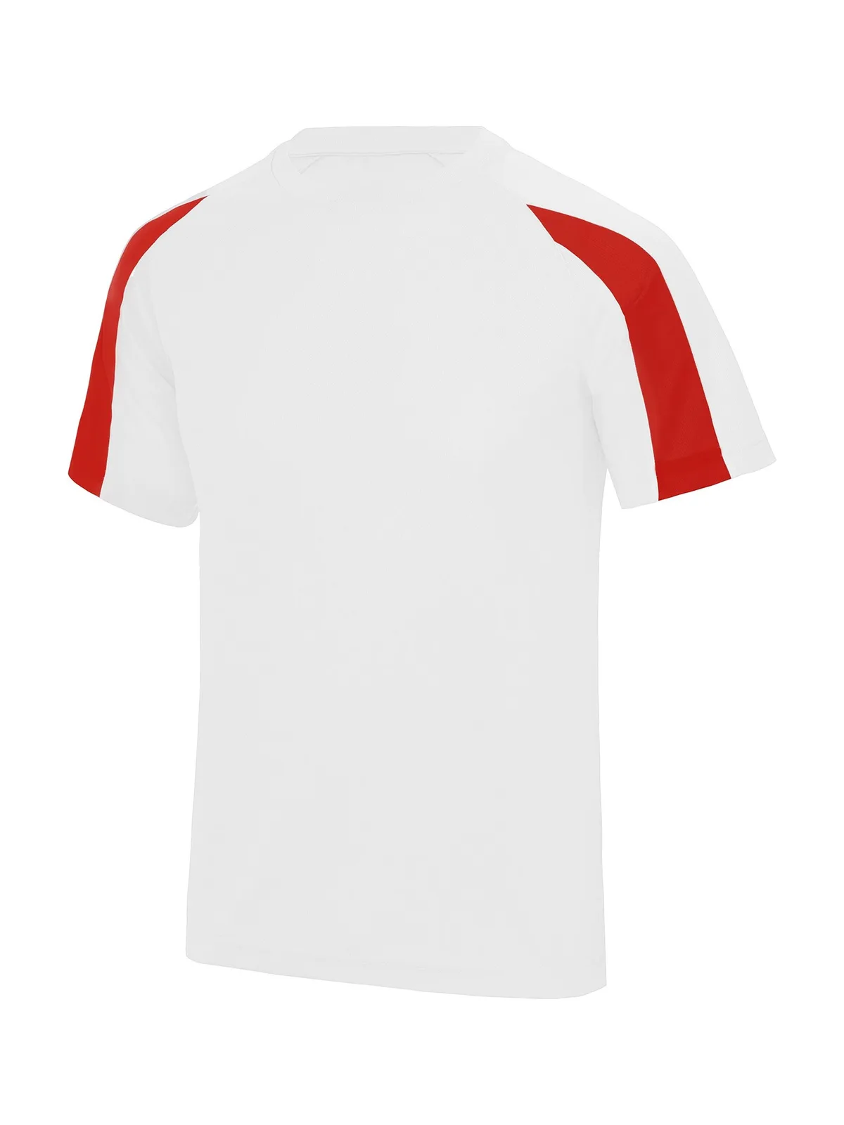 Kids Contrast Cool T — ARCTIC WHITE/FIRE RED