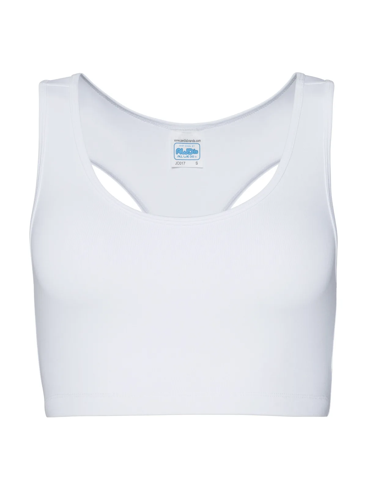 Women's Cool Sports Crop Top — ARCTIC WHITE
