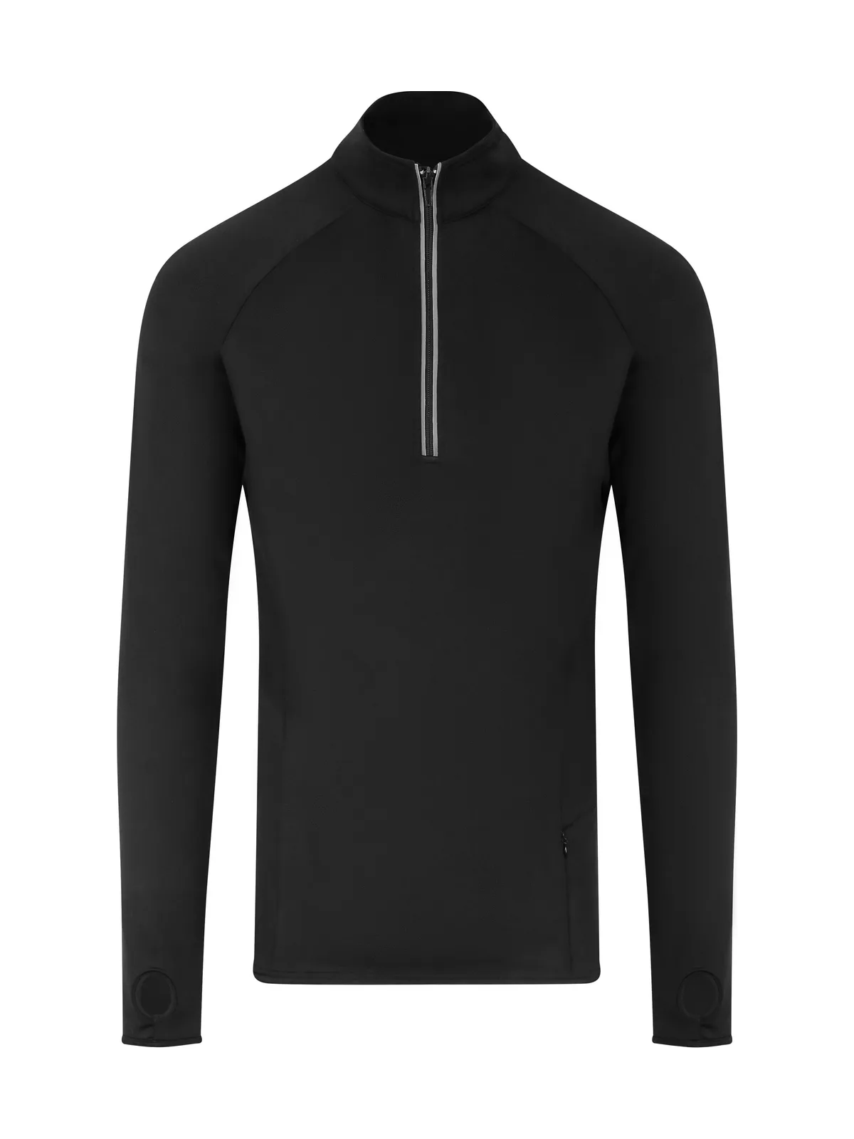 Cool Flex 1/2 Zip Top — JET BLACK