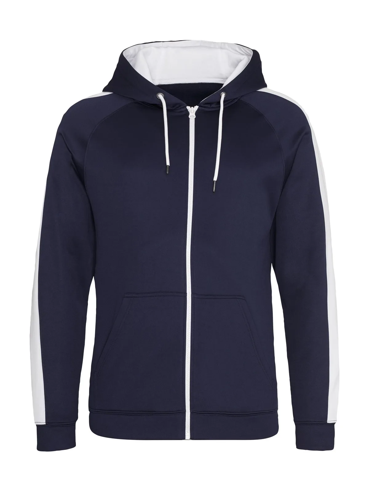 Sports Polyester Zoodie — OXFORD NAVY/ARCTIC WHITE