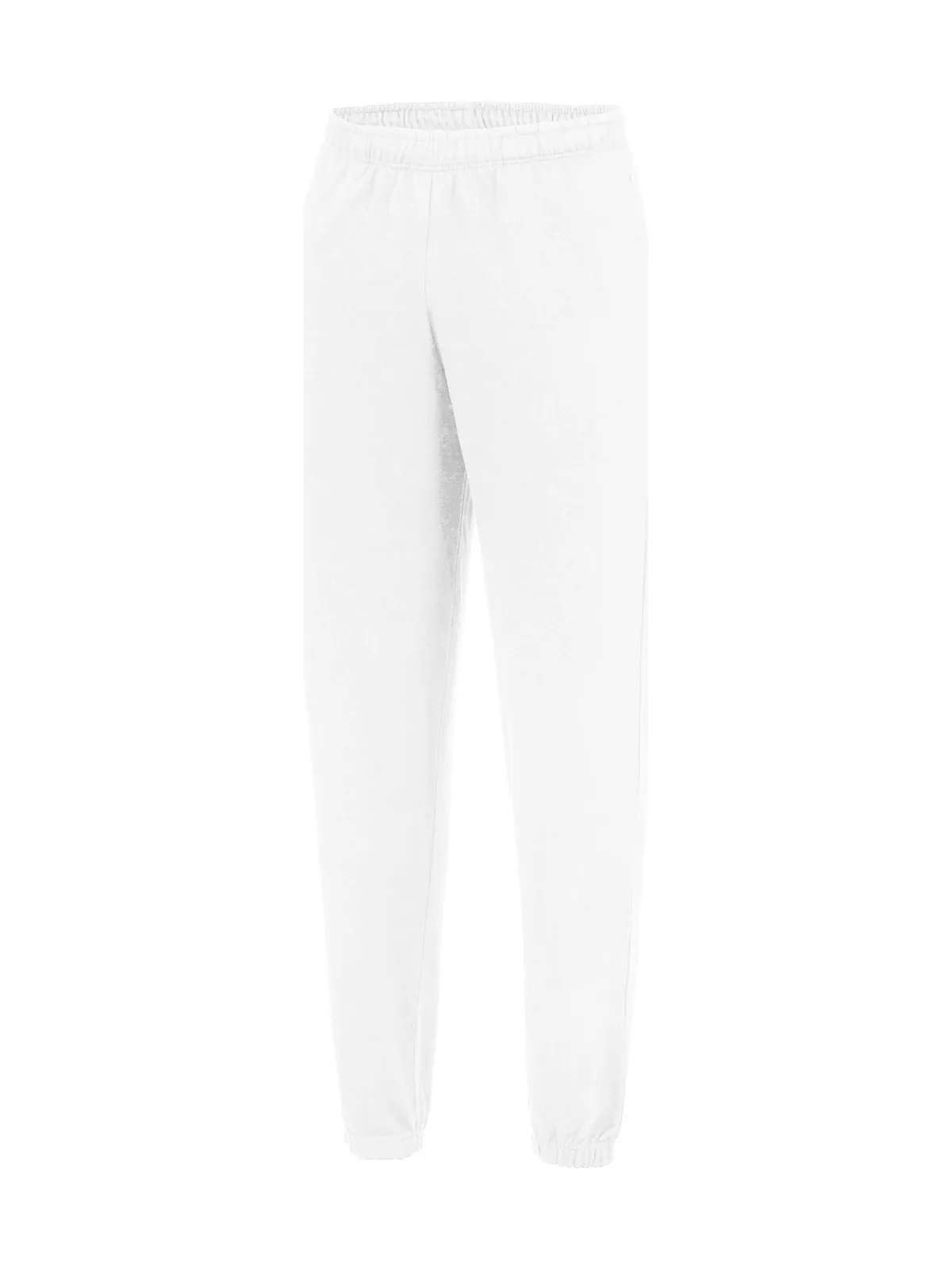 College Cuffed Jogpants — ARCTIC WHITE