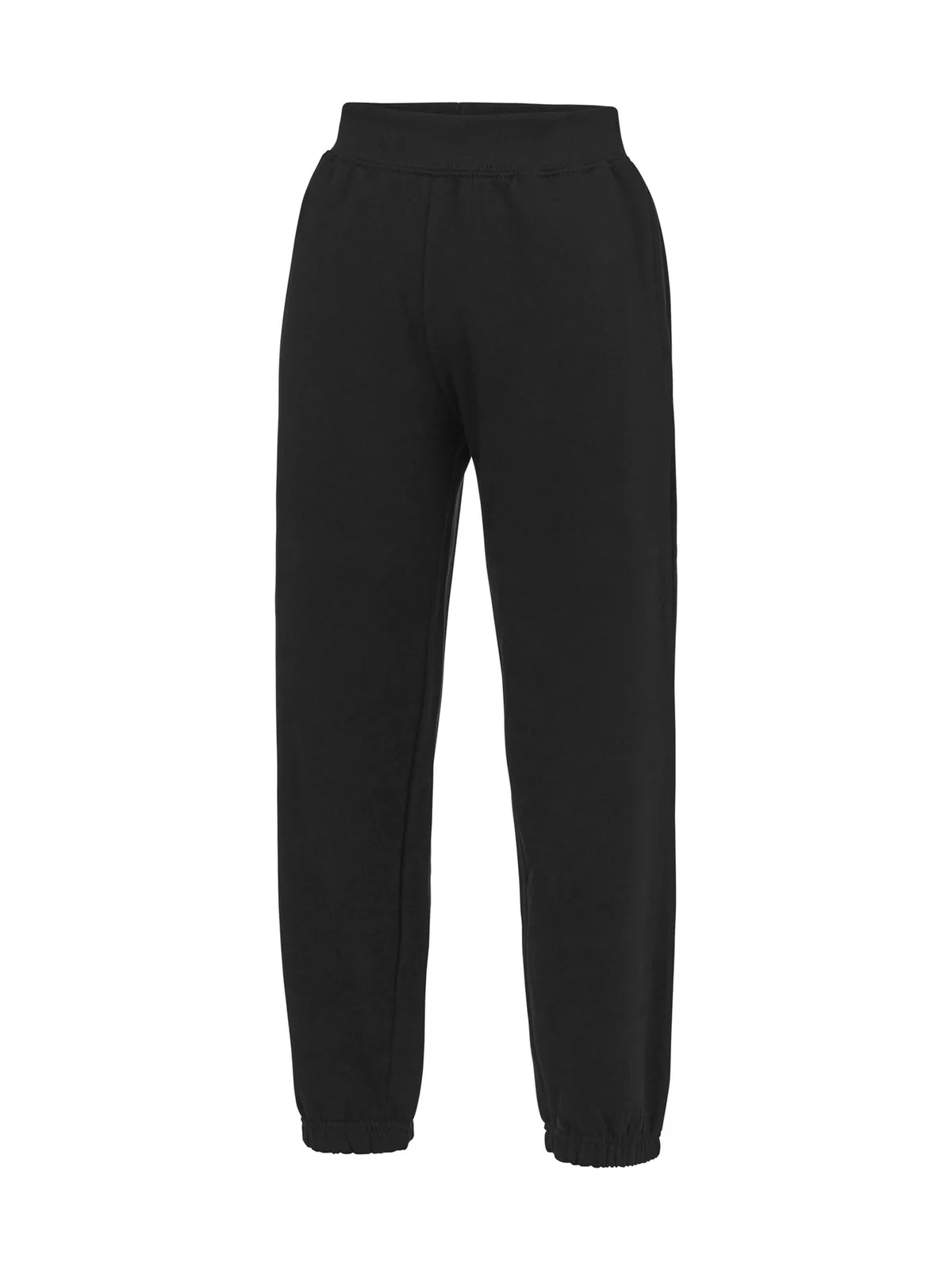 Kids Cuffed Jogpants — JET BLACK