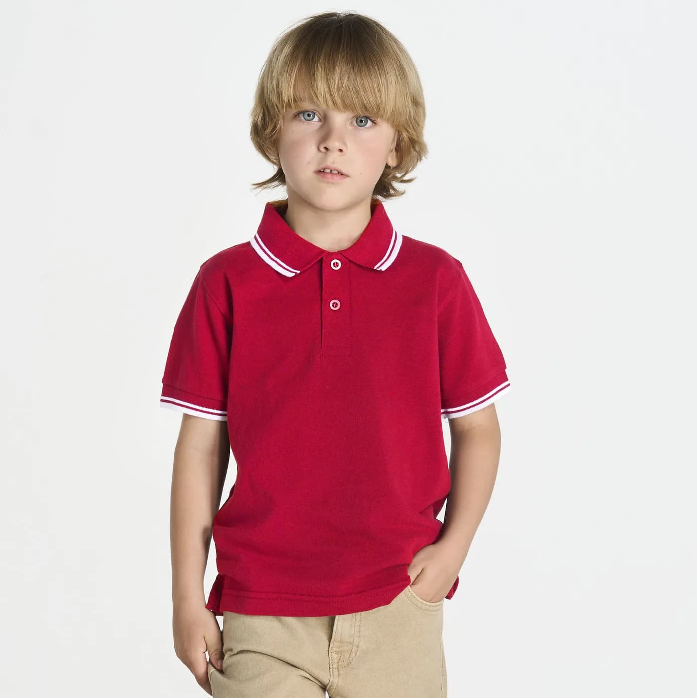 Contrasted Kid Polo — customisable Polos by JHK