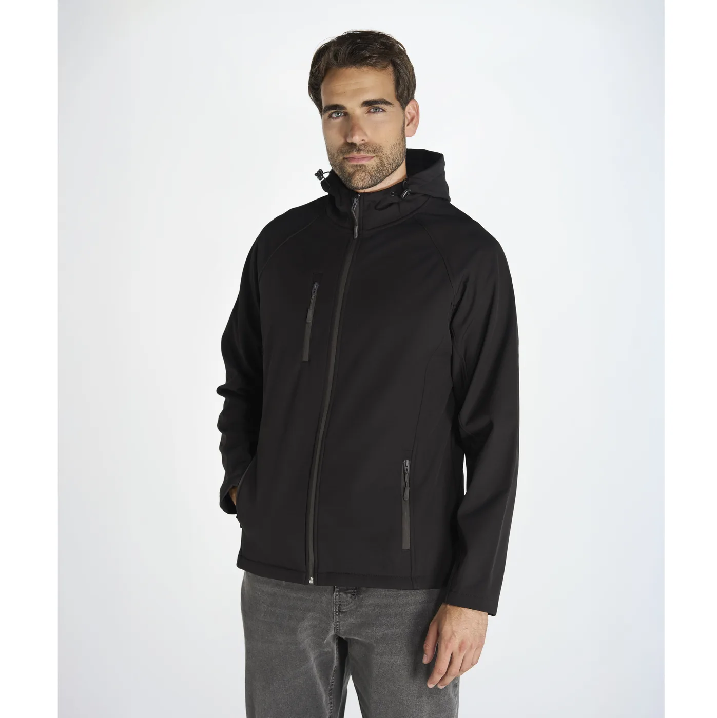 Full Zip Softshell Jacket Hooded — Vestes & extérieur JHK à personnaliser
