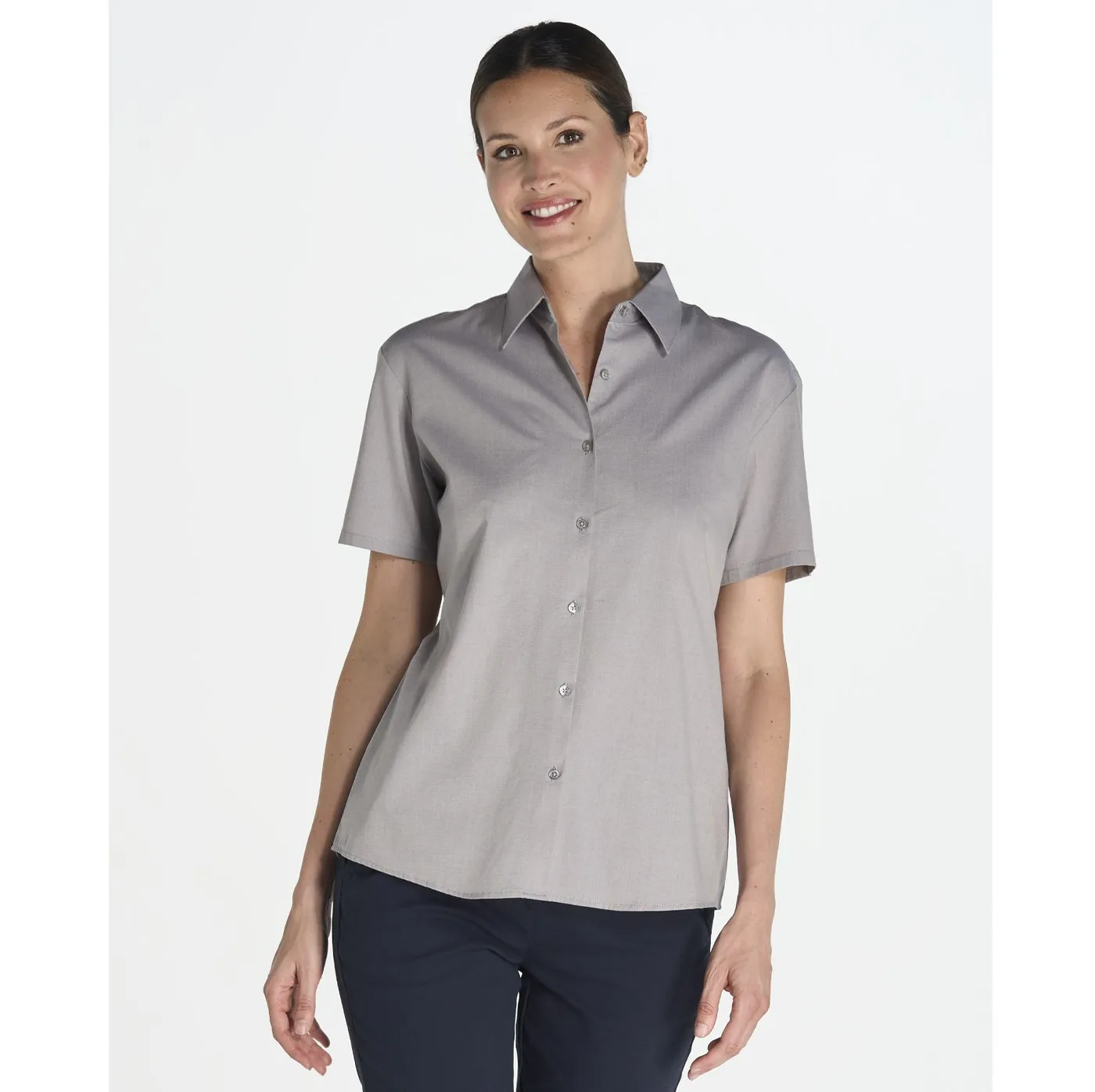 Lady Casual & Business Ss Oxford Shirt — Chemises JHK à personnaliser