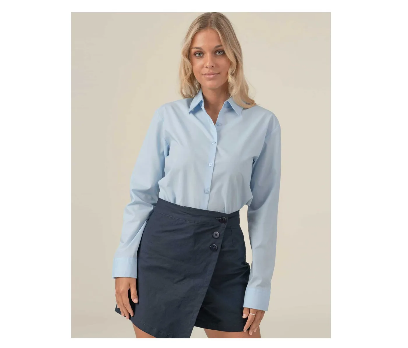 Casual & Business Shirt Lady Poplin — Chemises JHK à personnaliser