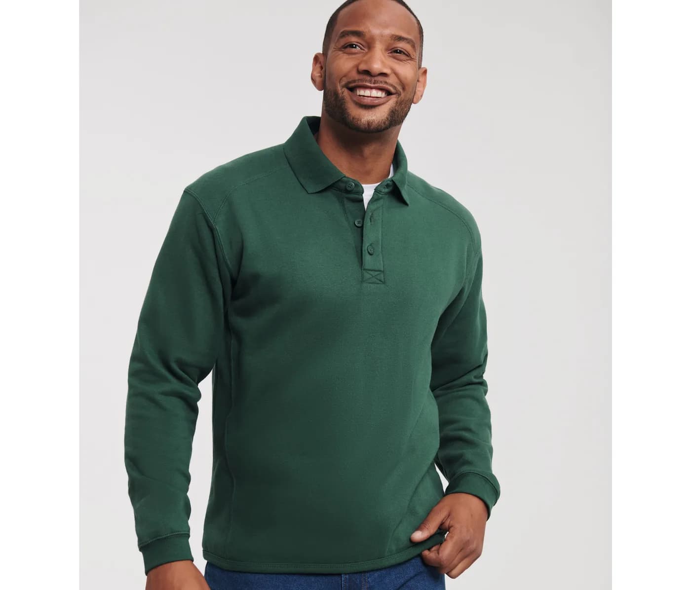 Heavy Duty Workwear Collar Sweatshirt — Sweats & hoodies Russell à personnaliser