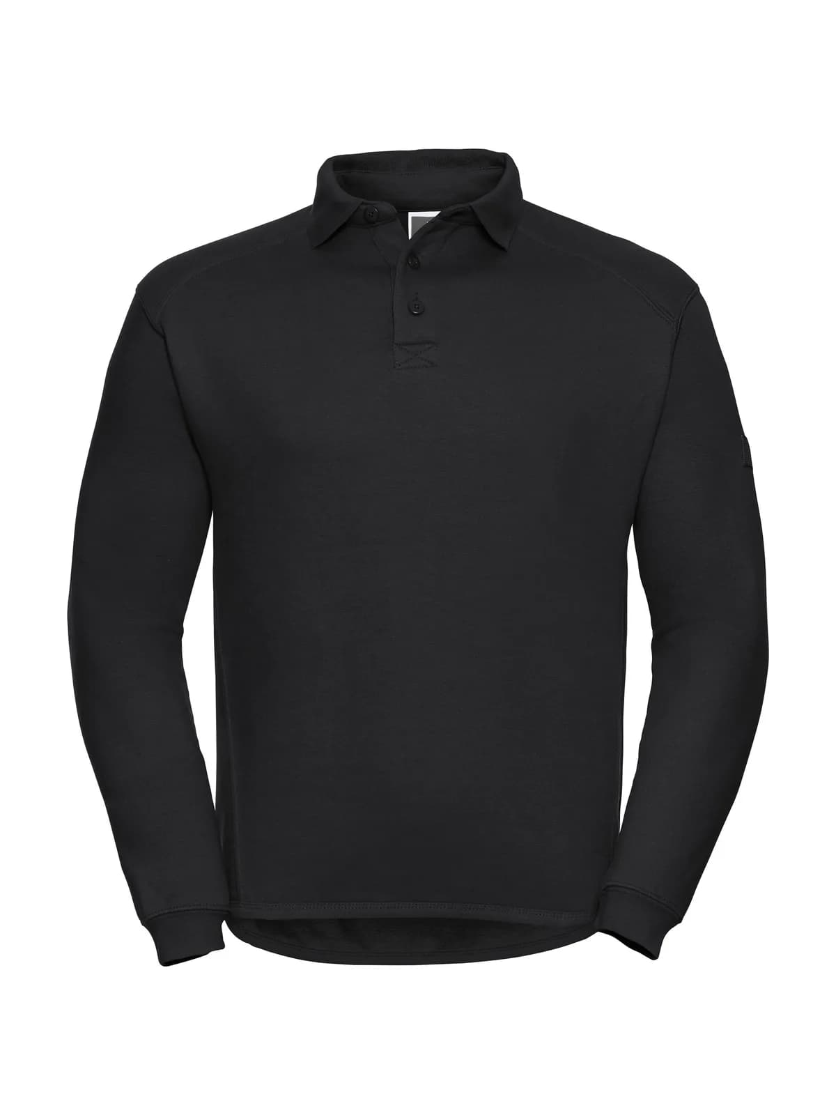 Heavy Duty Workwear Collar Sweatshirt — BLACK