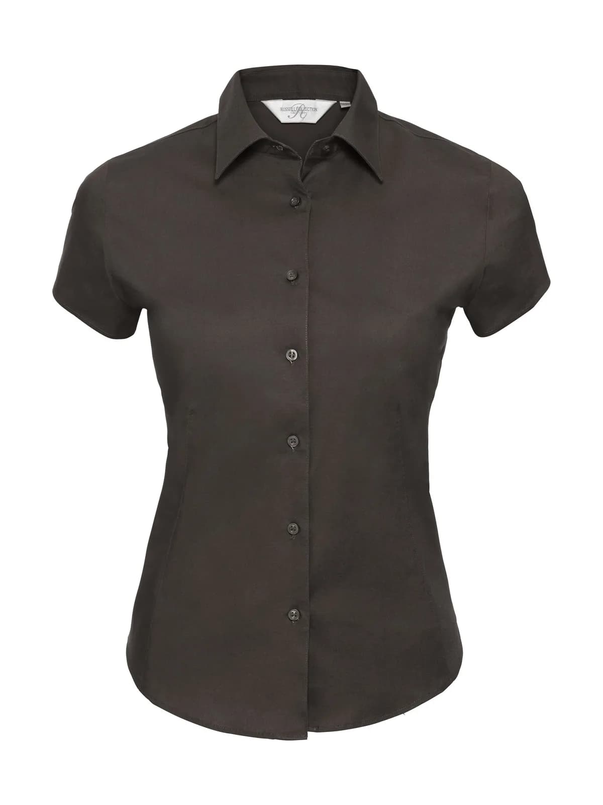 Ladies' Short Sleeve Fitted Stretch Shirt — Chemises Russell Collection à personnaliser