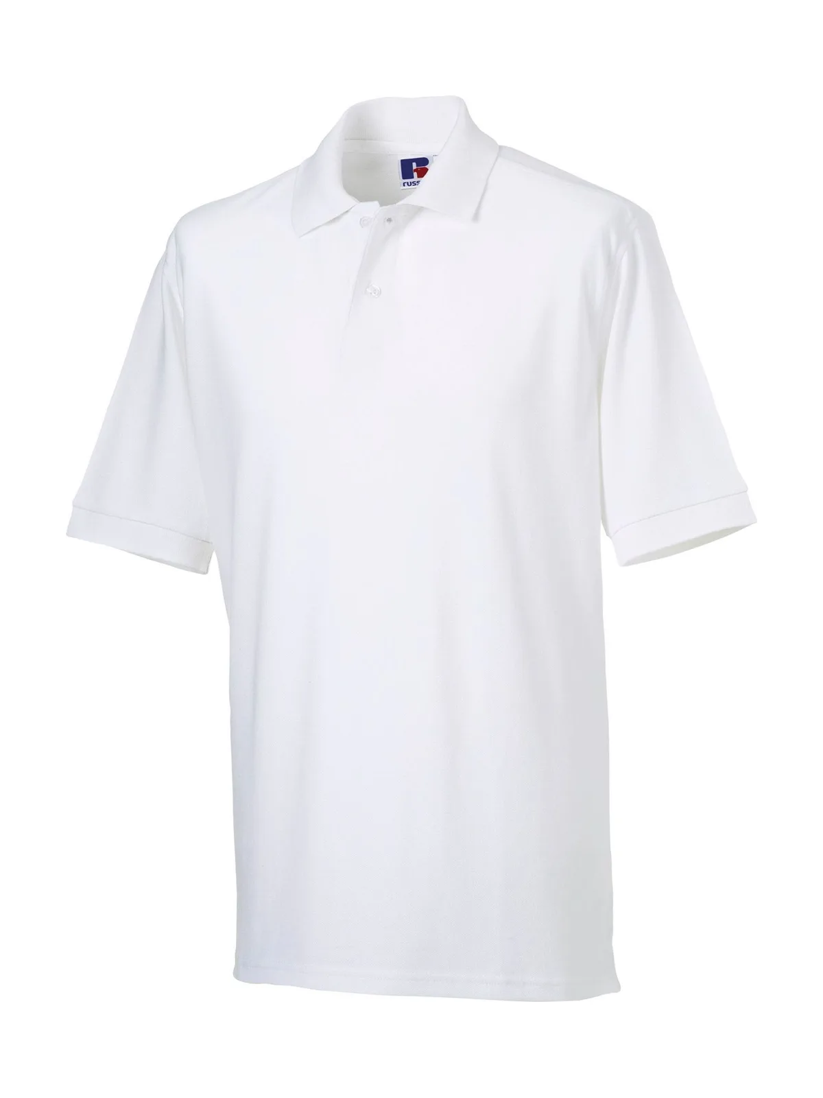Men's Classic Cotton Polo — WHITE