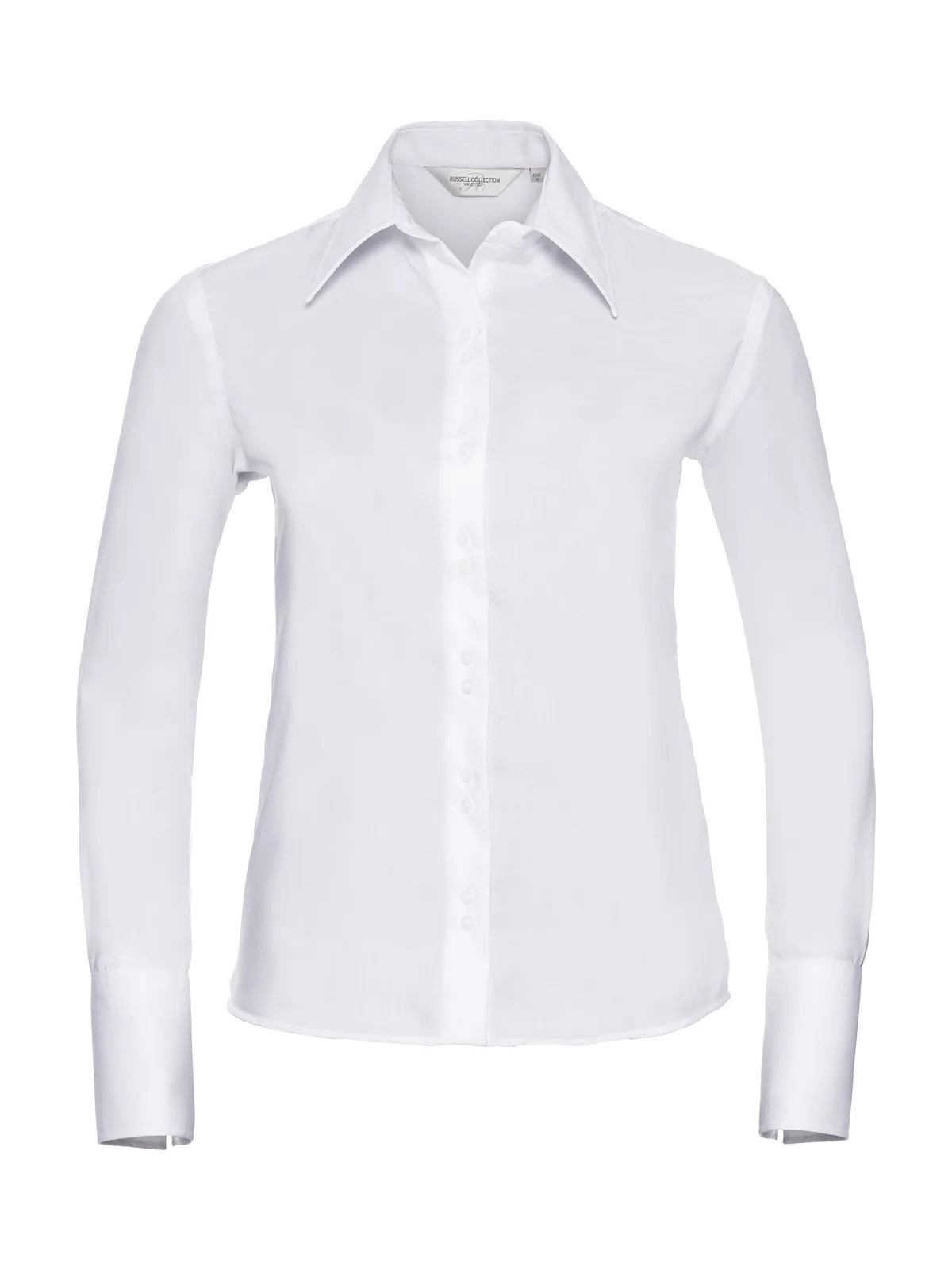 Ladies' Long Sleeve Tailored Ultimate Non-Iron Shirt — WHITE
