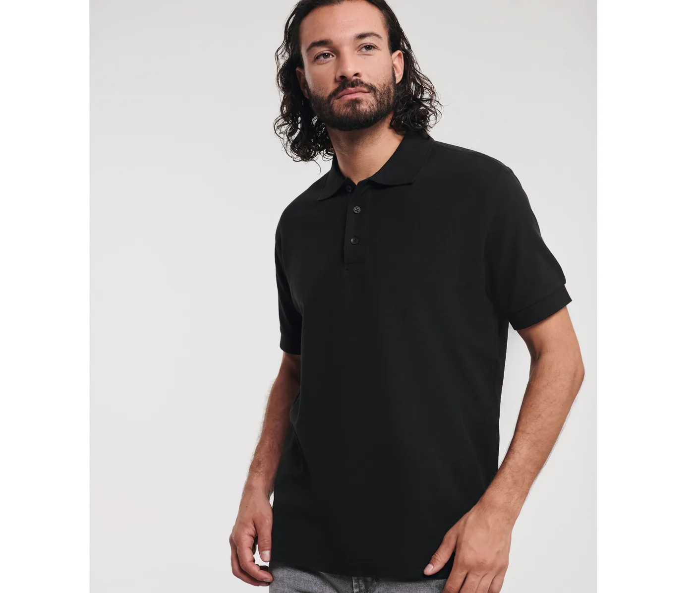 Men's Ultimate Cotton Polo — Polos Russell à personnaliser