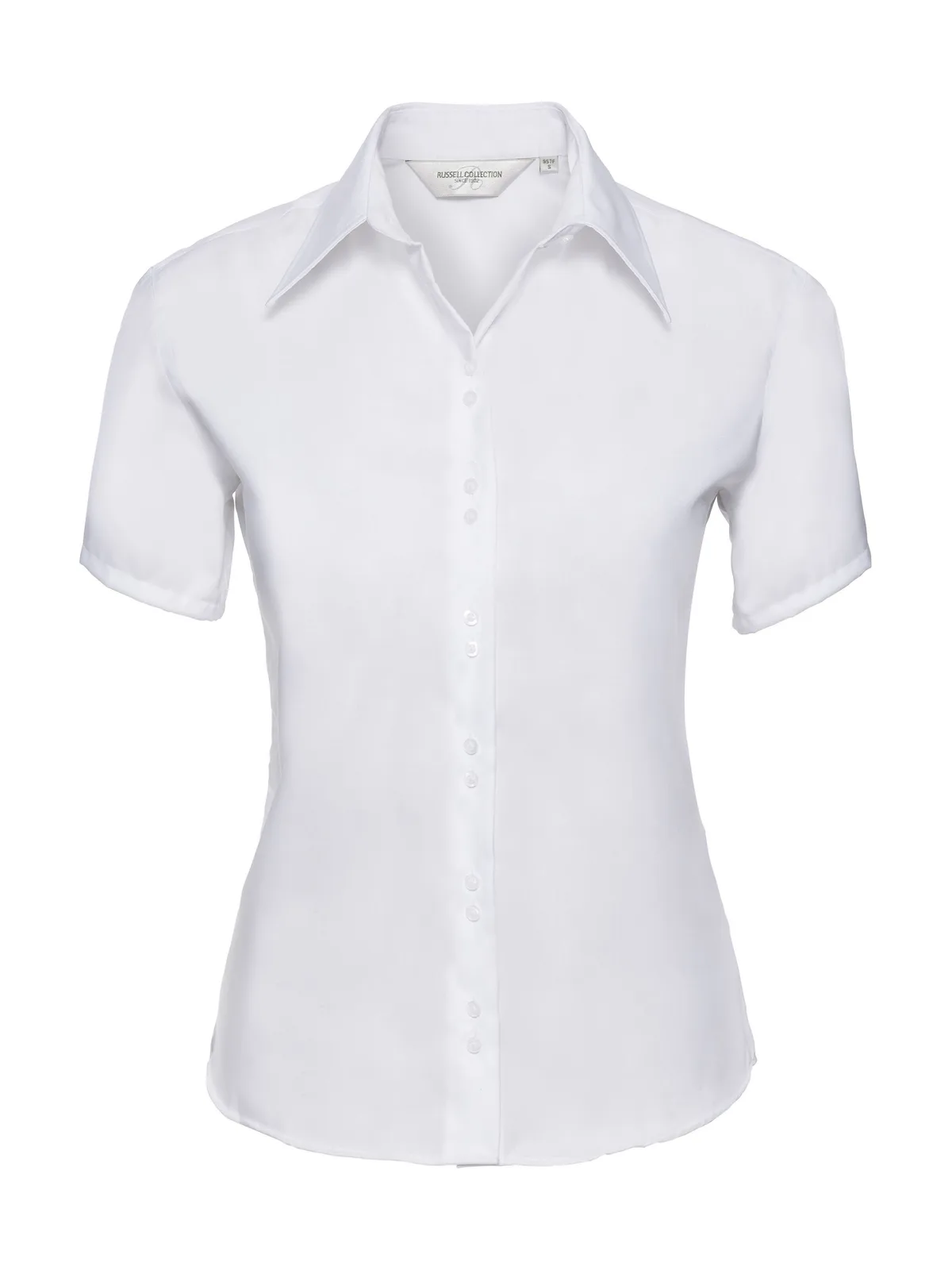Ladies' Short Sleeve Tailored Ultimate Non-Iron Shirt — WHITE