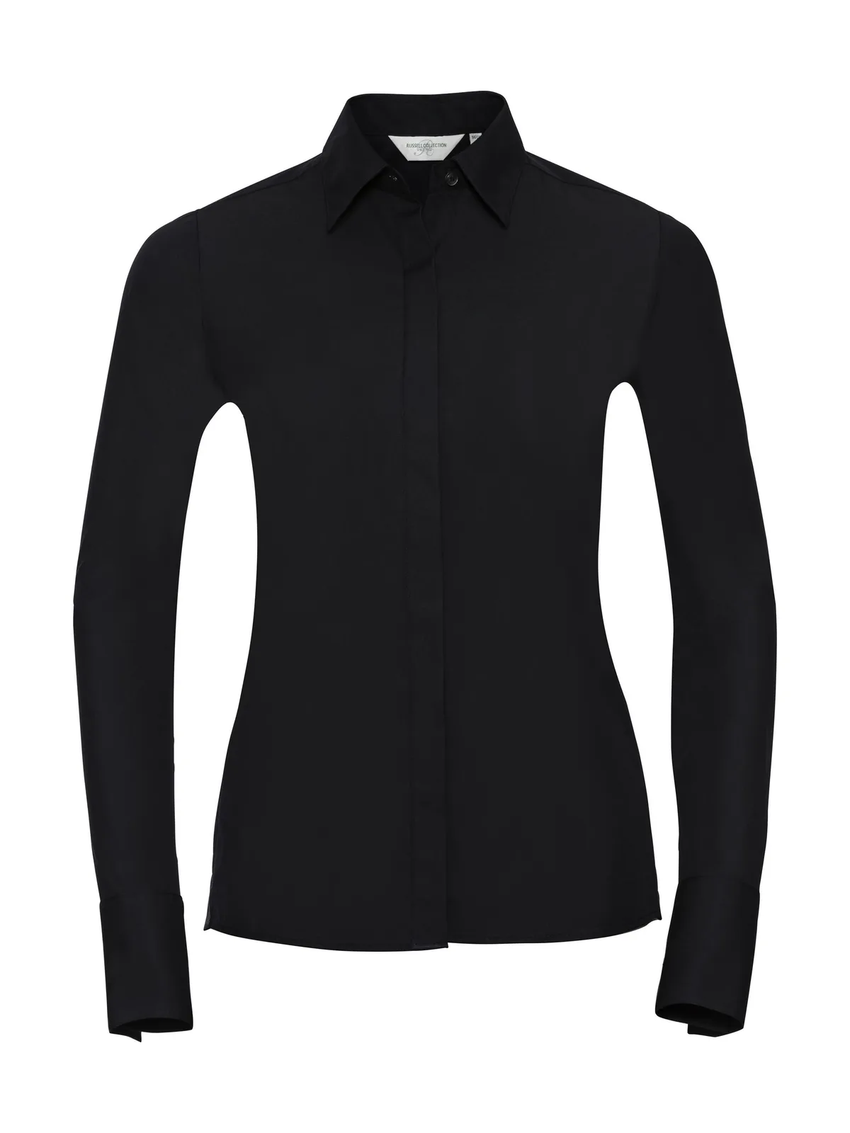Ladies' Long Sleeve Fitted Ultimate Stretch Shirt — Chemises Russell Collection à personnaliser