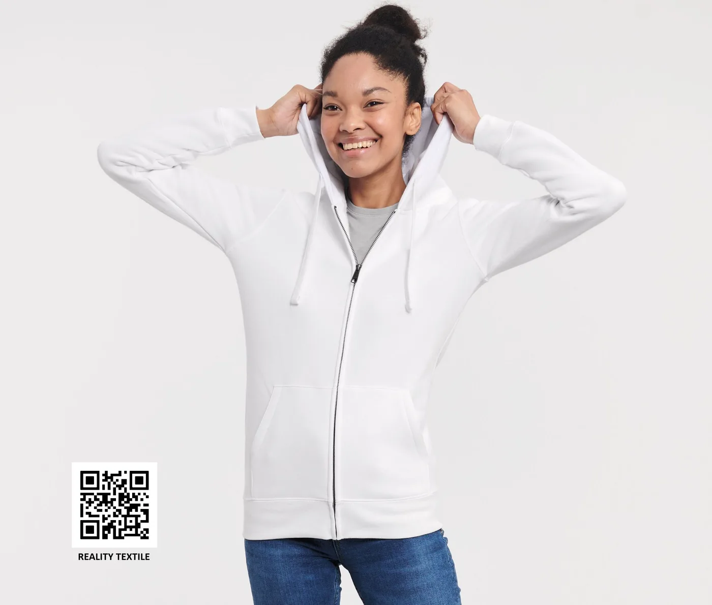 Ladies' Authentic Zipped Hood Jacket — Sweats & hoodies Russell à personnaliser