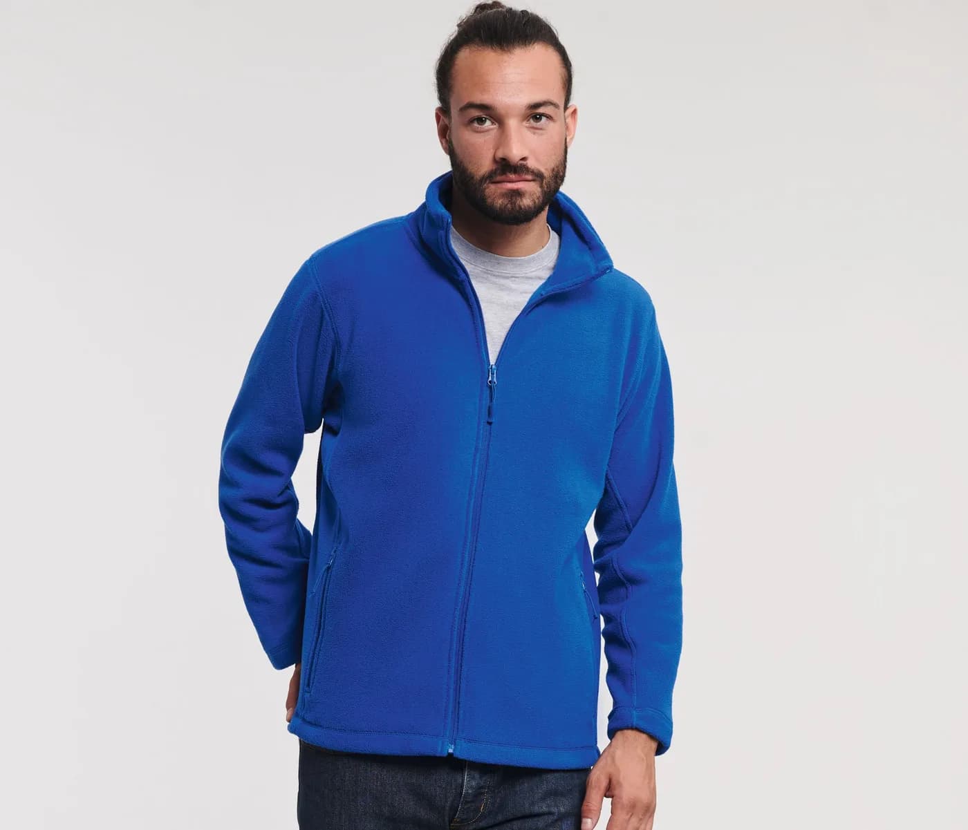 Men's Full Zip Outdoor Fleece — customisable Jackets & outerwear by Russell