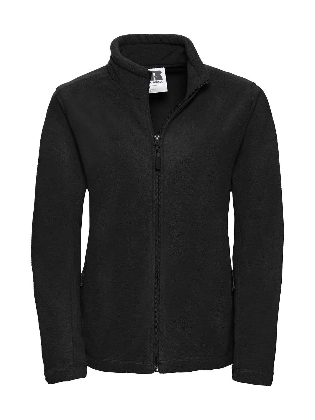 Ladies' Full Zip Outdoor Fleece — BLACK