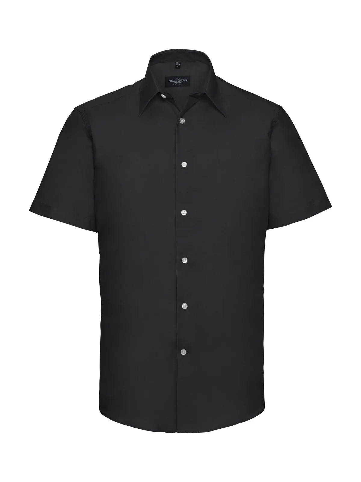 Men's Short Sleeve Tailored Oxford Shirt — Chemises Russell Collection à personnaliser