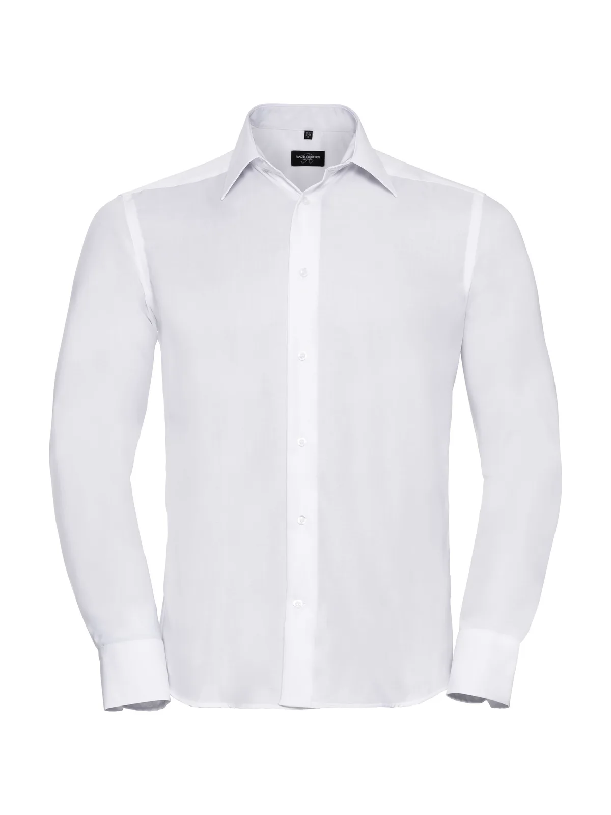 Men's Long Sleeve Tailored Ultimate Non-Iron Shirt — WHITE