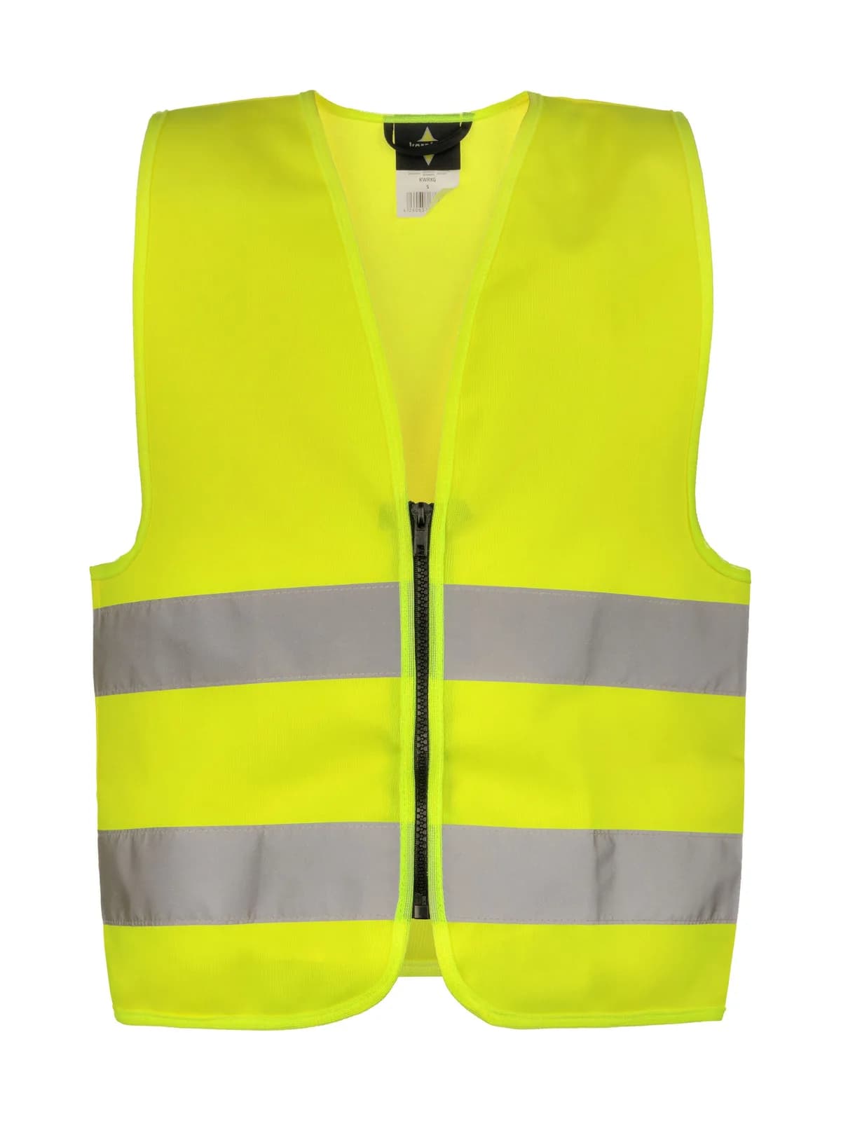 Safety Vest For Kids With Zipper — YELLOW