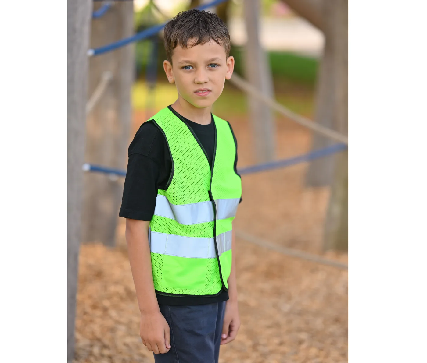 Mesh Functional Vest For Children "korfu" — Vestes & extérieur Korntex à personnaliser