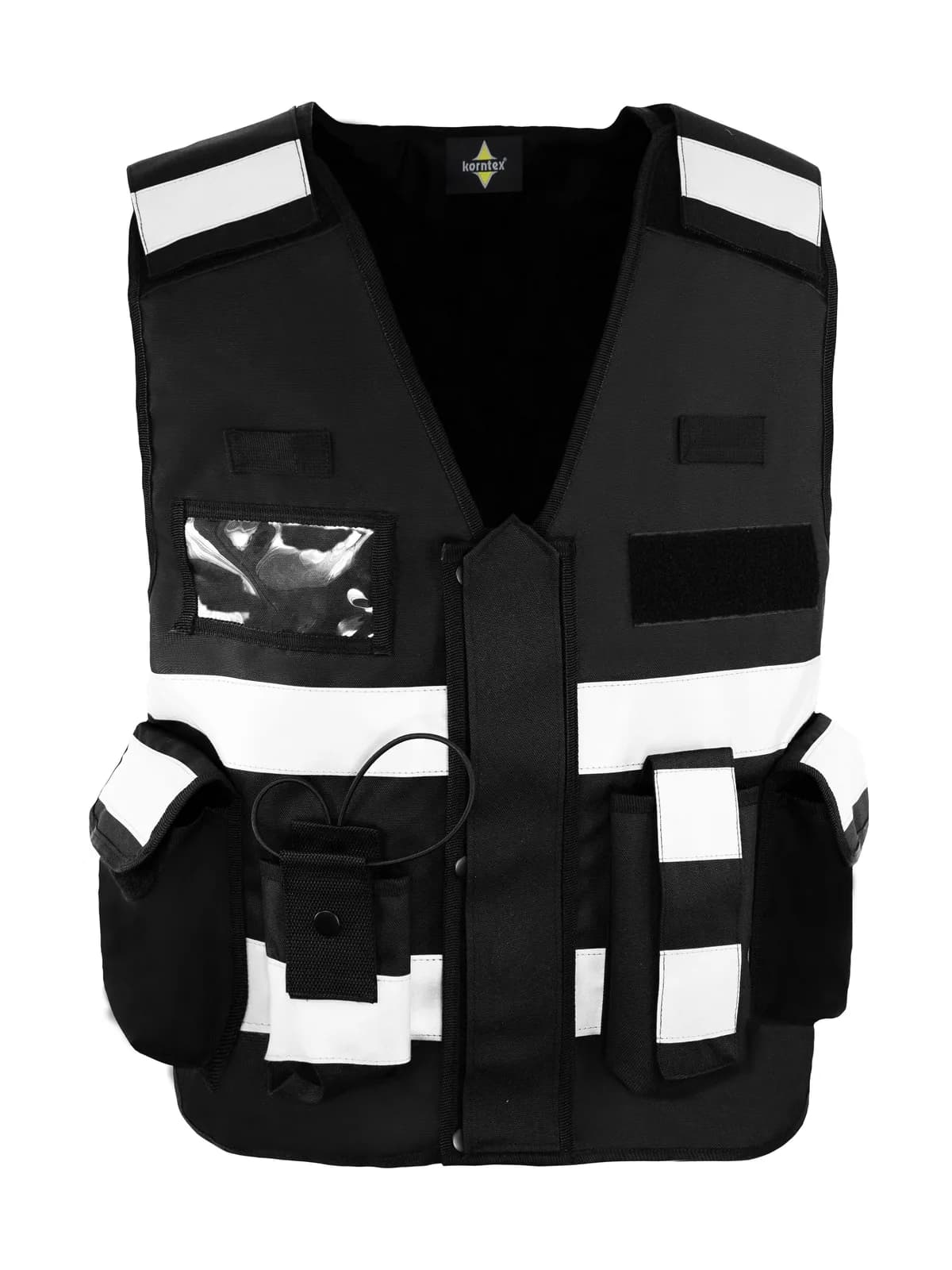 Tactical And Functionnal Vest "bonn" — BLACK