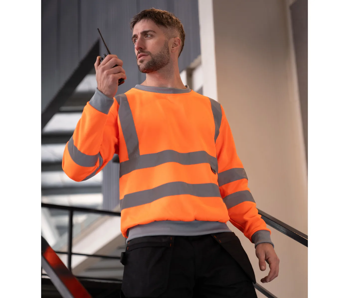 Hi-Vis Sweatshirt "limerick" — Sweats & hoodies Korntex à personnaliser