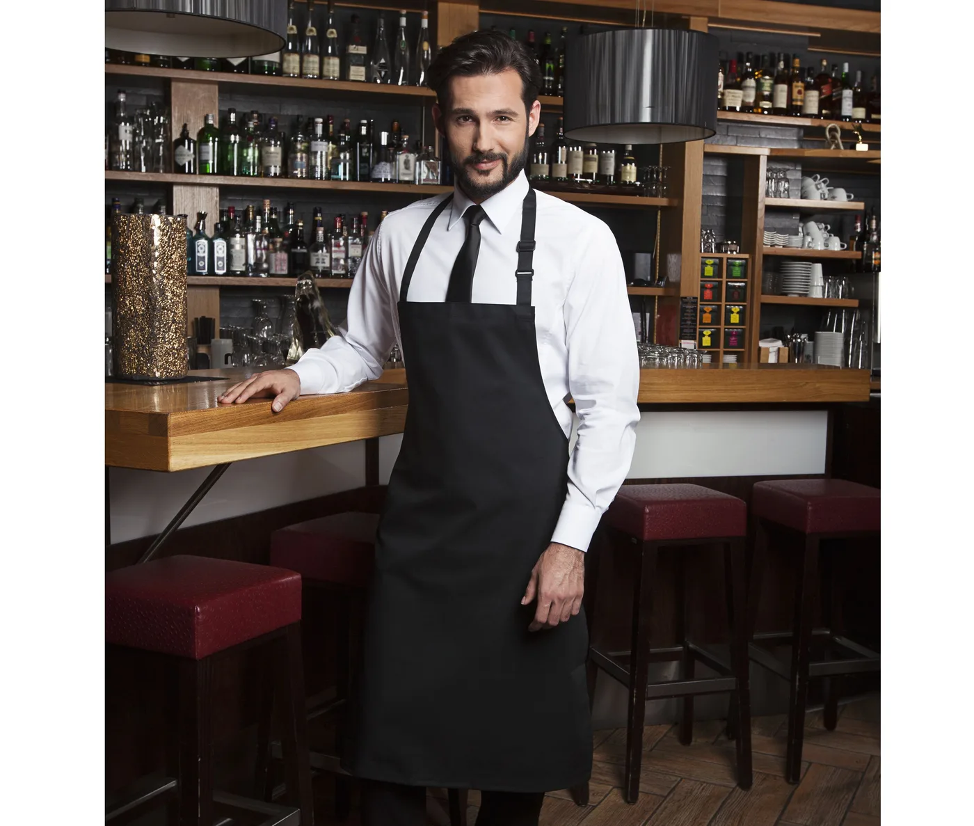 Bib Apron Basic With Buckle — Tabliers & tenues de service Karlowsky à personnaliser