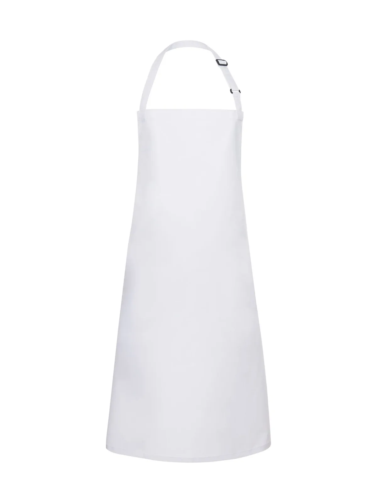 Bib Apron Basic With Buckle — WHITE