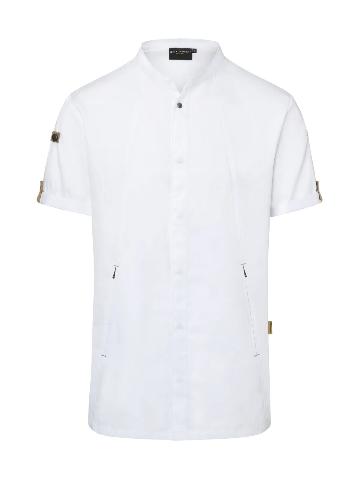 Short Sleeve Chef Jacket Green-Generation — WHITE