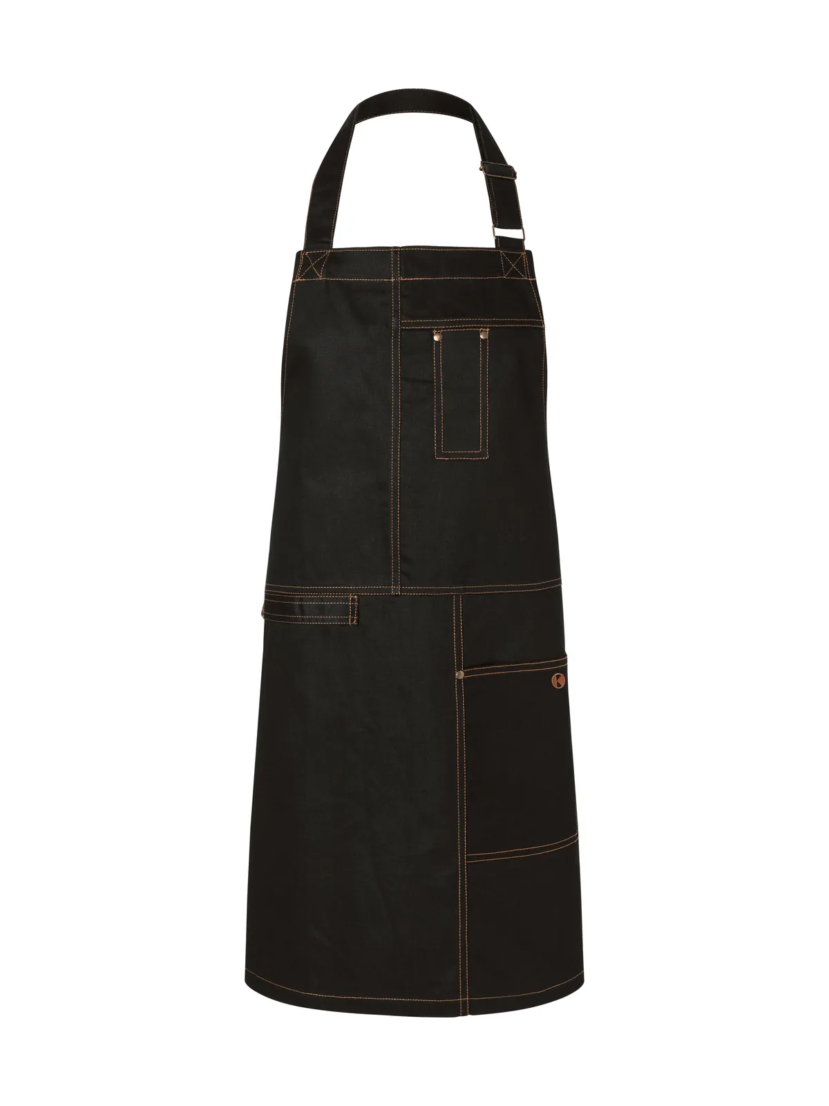 Bib Apron Urban Casual-Style — BLACK