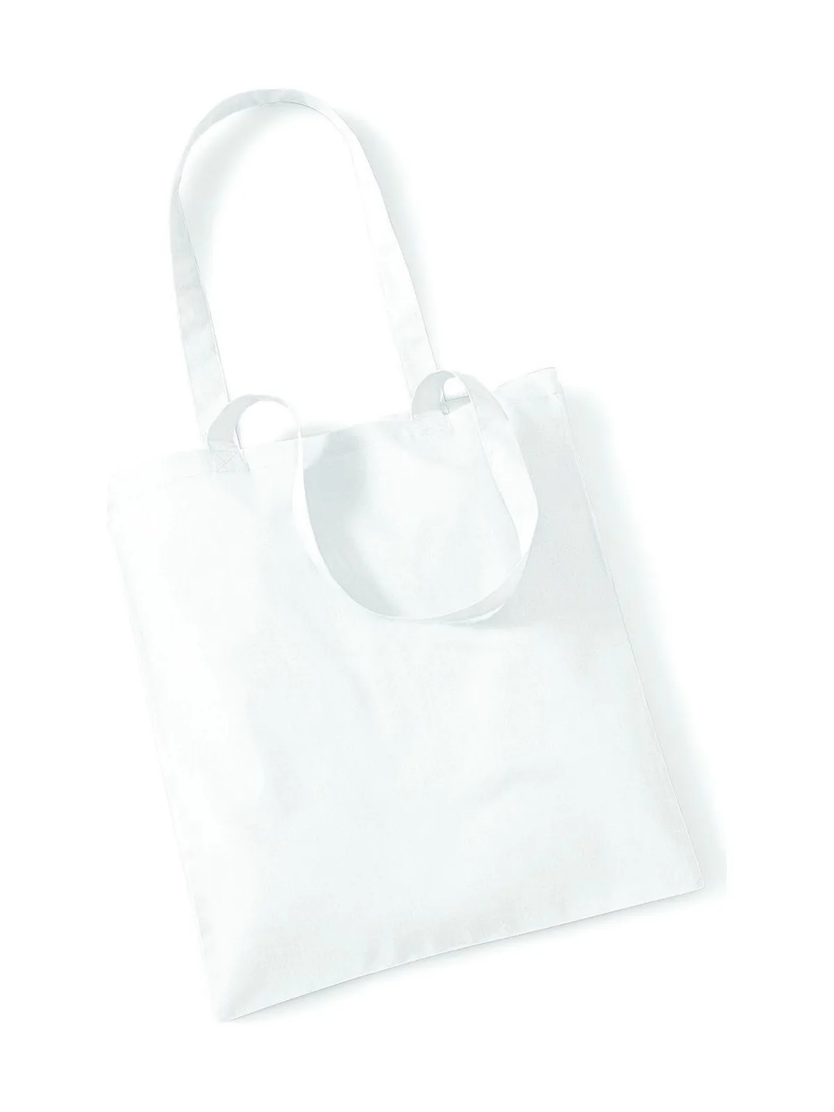 Organic Cotton Shopper — WHITE