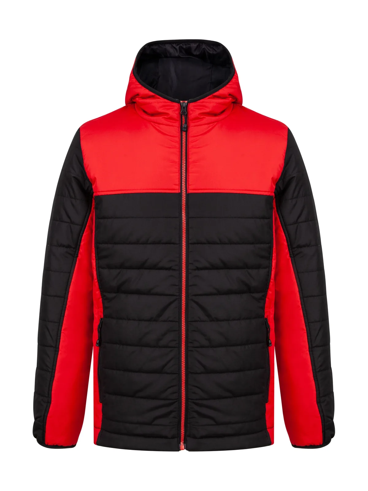 Hooded Contrast Puffer Jacket — Vestes & extérieur Finden & Hales à personnaliser