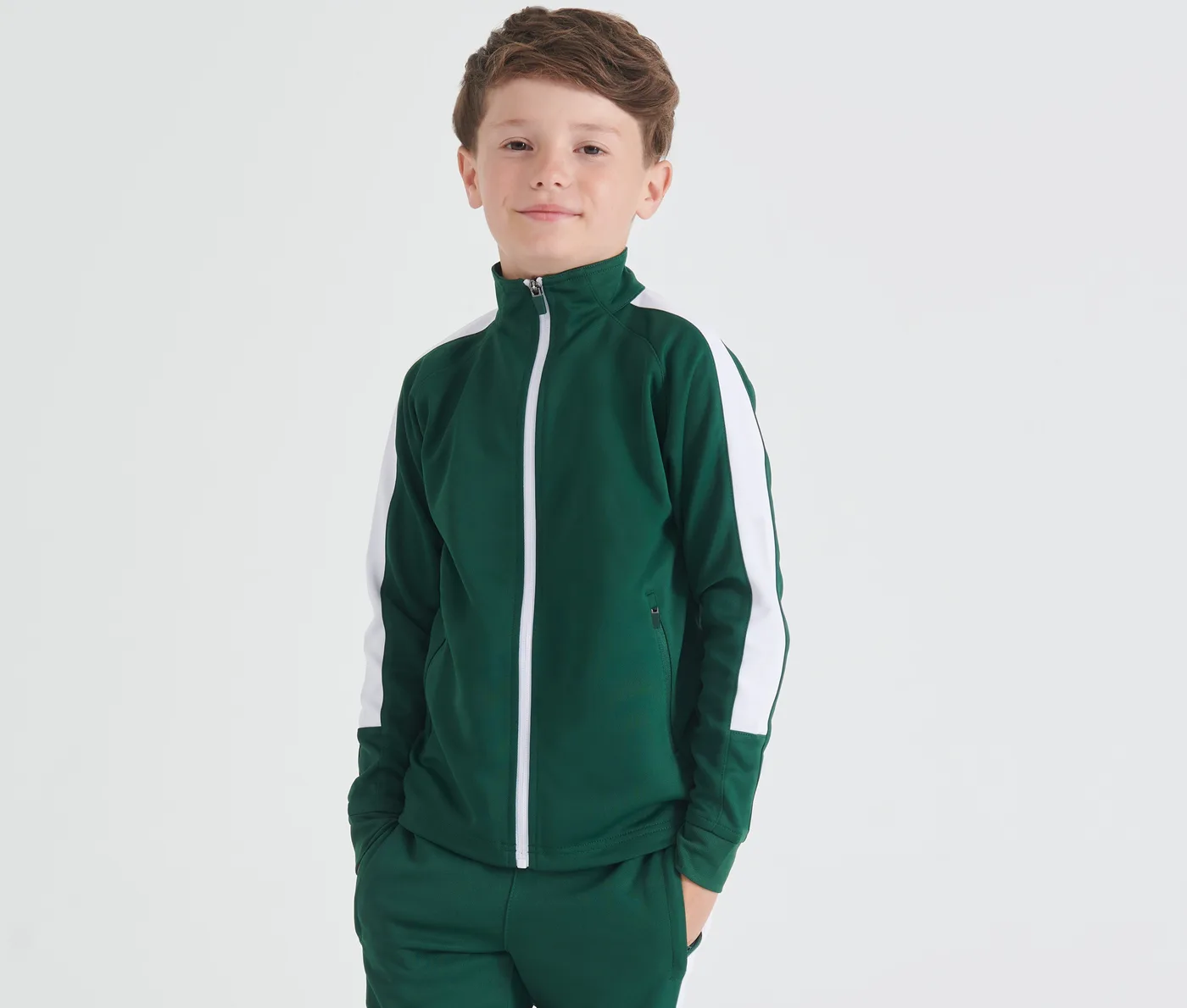 Kid's Knitted Tracksuit Top — Vestes & extérieur Finden & Hales à personnaliser