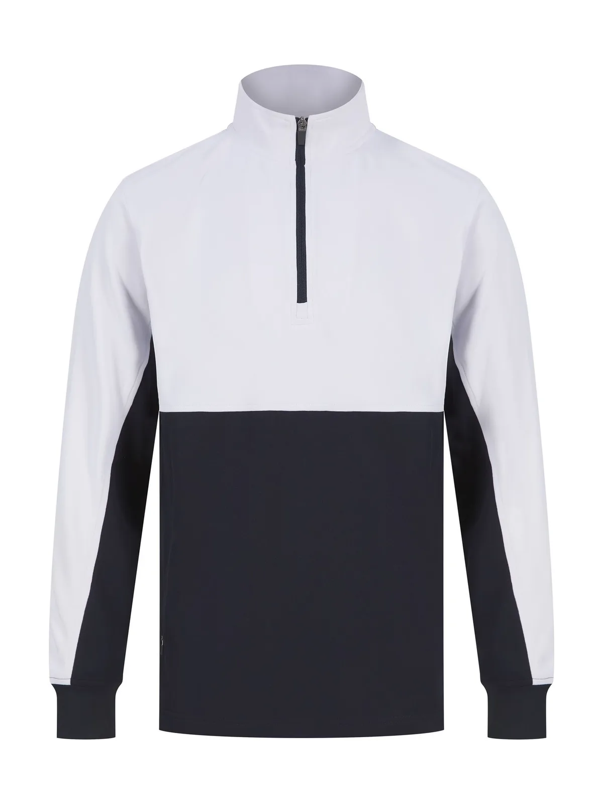 Adults' 1/4 Zip Tracksuit Top — NAVY / WHITE
