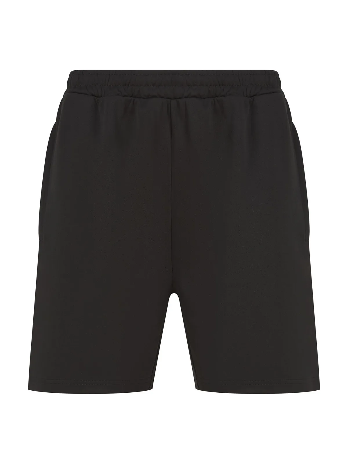 Kids' Knitted Shorts With Zipped Pockets — BLACK