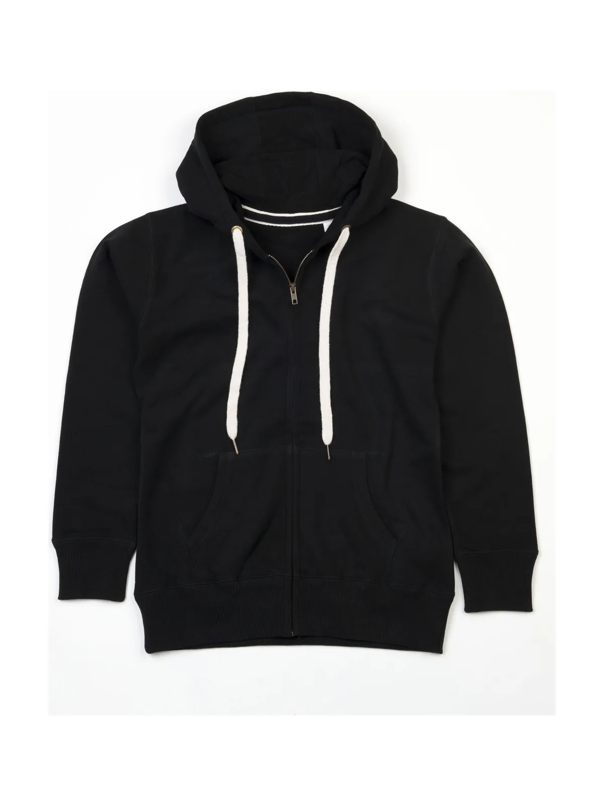 Men's Superstar Zip-Through Hoodie — BLACK