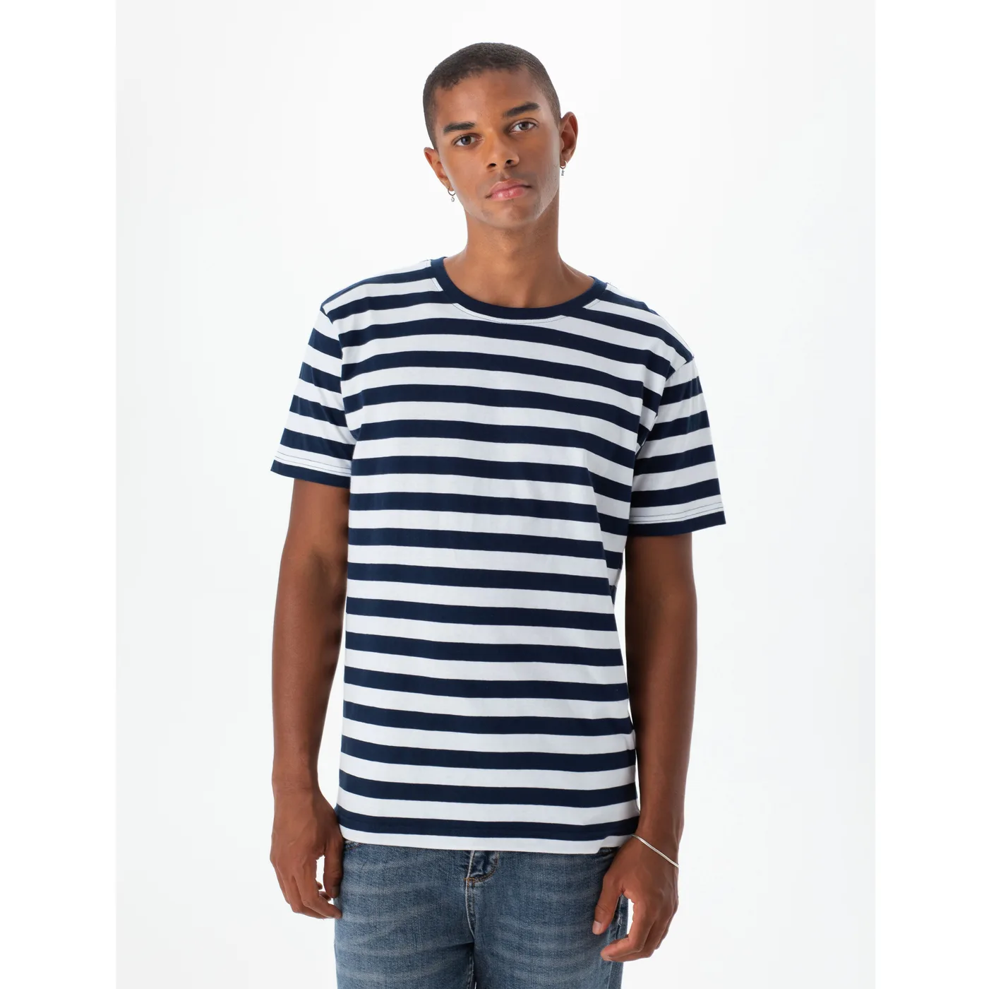 Men's Stripy T — customisable T-shirts by Mantis