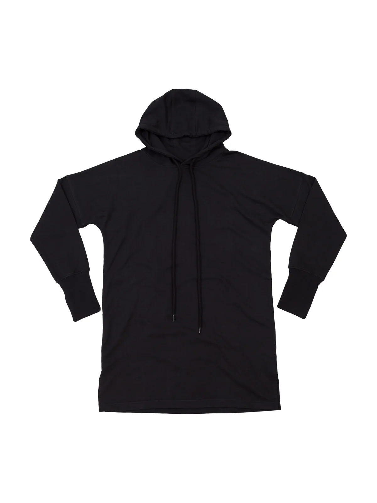 Women's Hoodie Dress — BLACK