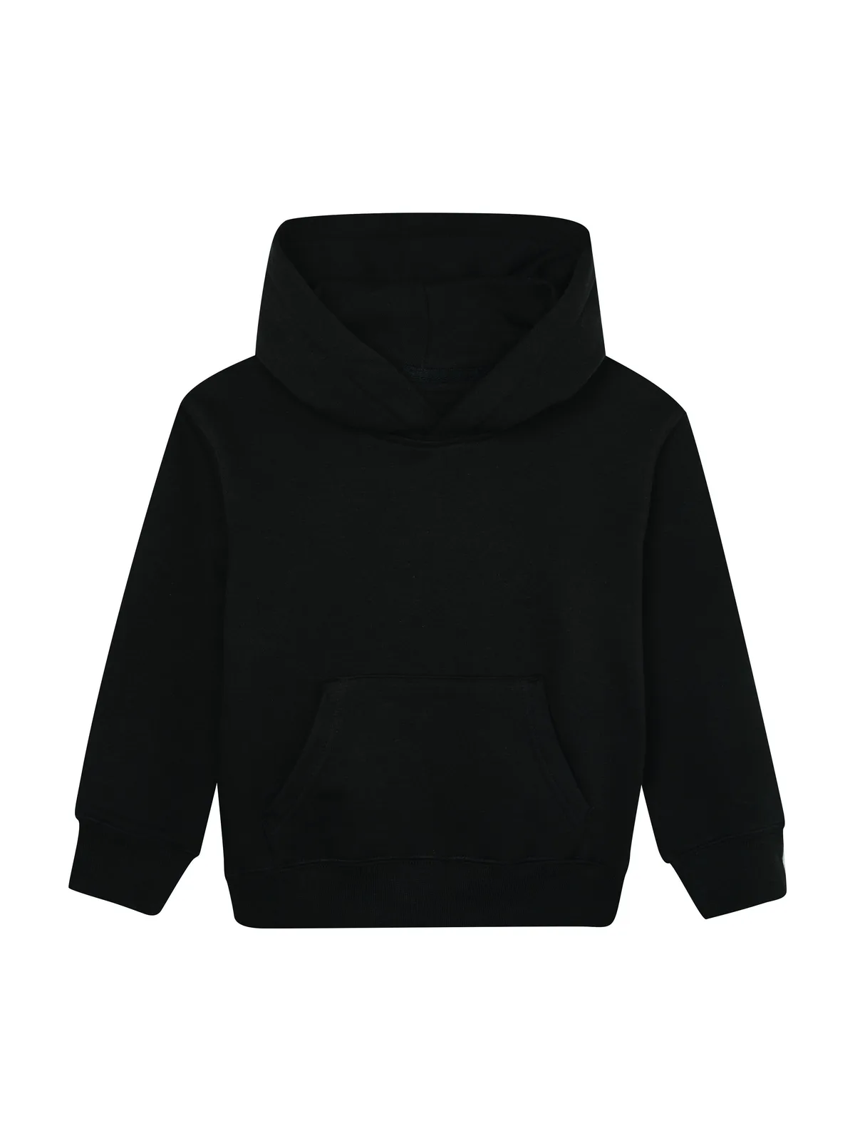 Kids Essential Hoodie — BLACK