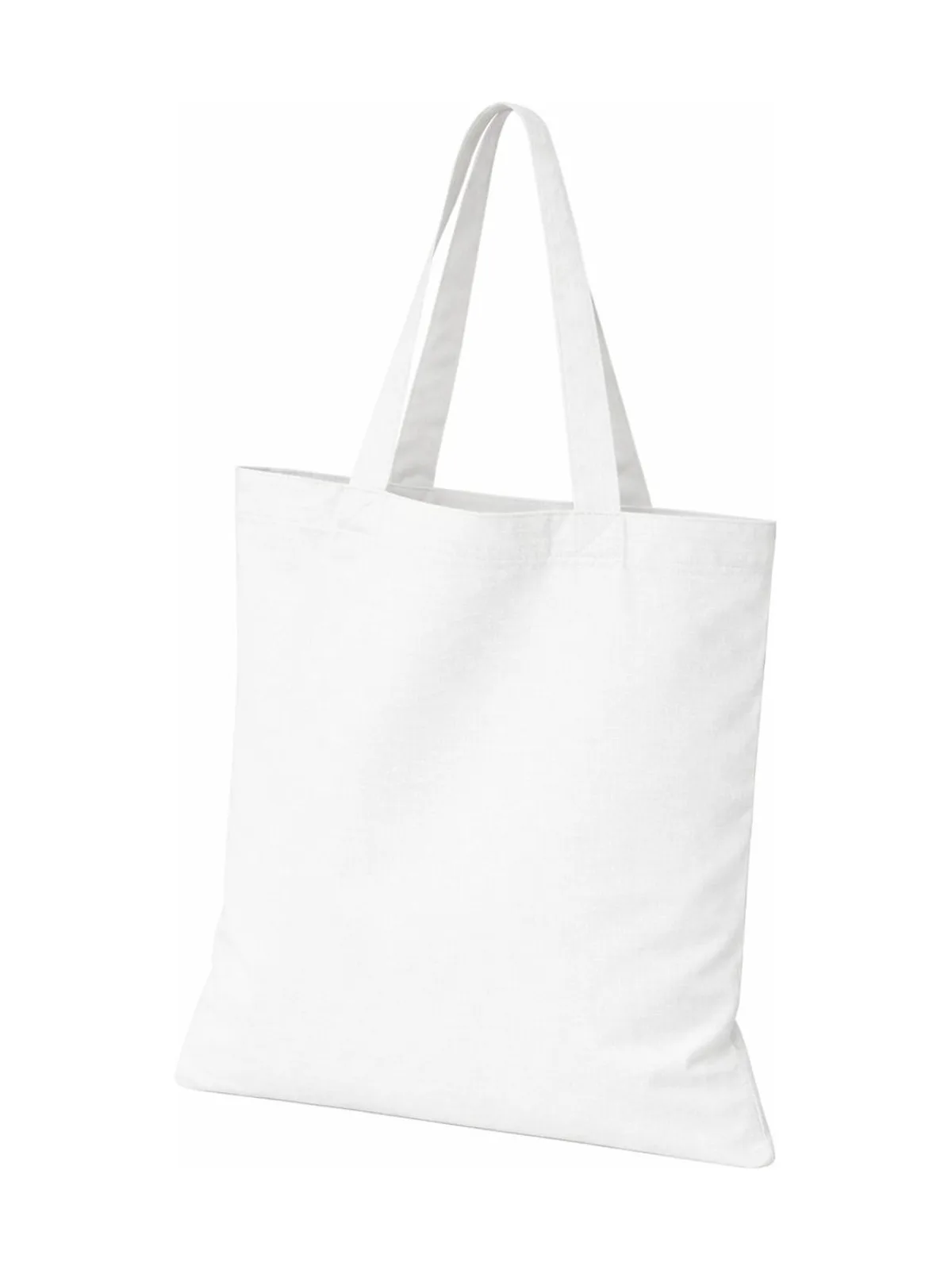 Recycled Cotton Tote Bag — WHITE